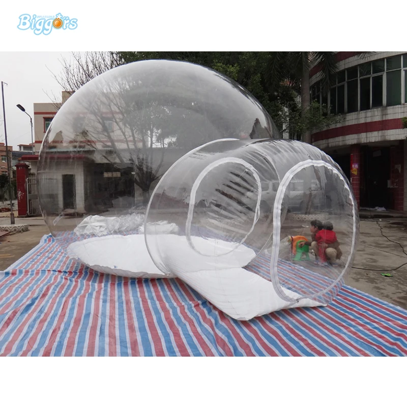 

Inflatable hot selling transparent bubble tent Inflatable camping tent Inflatable bubble tent with blowers