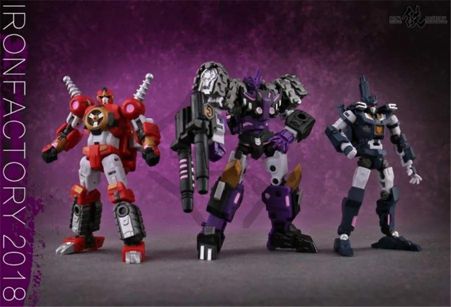 Comic Club, ironfactory DJD Tarn Vos Kaon Helex Tesarus combiners, трансформация, фигурка робота, игрушка