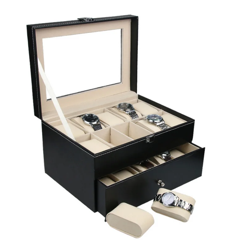 Quickdone 1 шт. коробка для демонстрации часов держатель хранения органайзер чехол