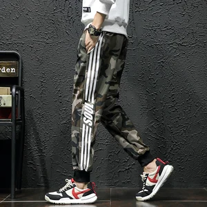 2020 уличная одежда, мужские камуфляжные военные повседневные брюки-султанки, брюки, спортивные мужские тактические полосатые тренировочные штаны для бега, мужские