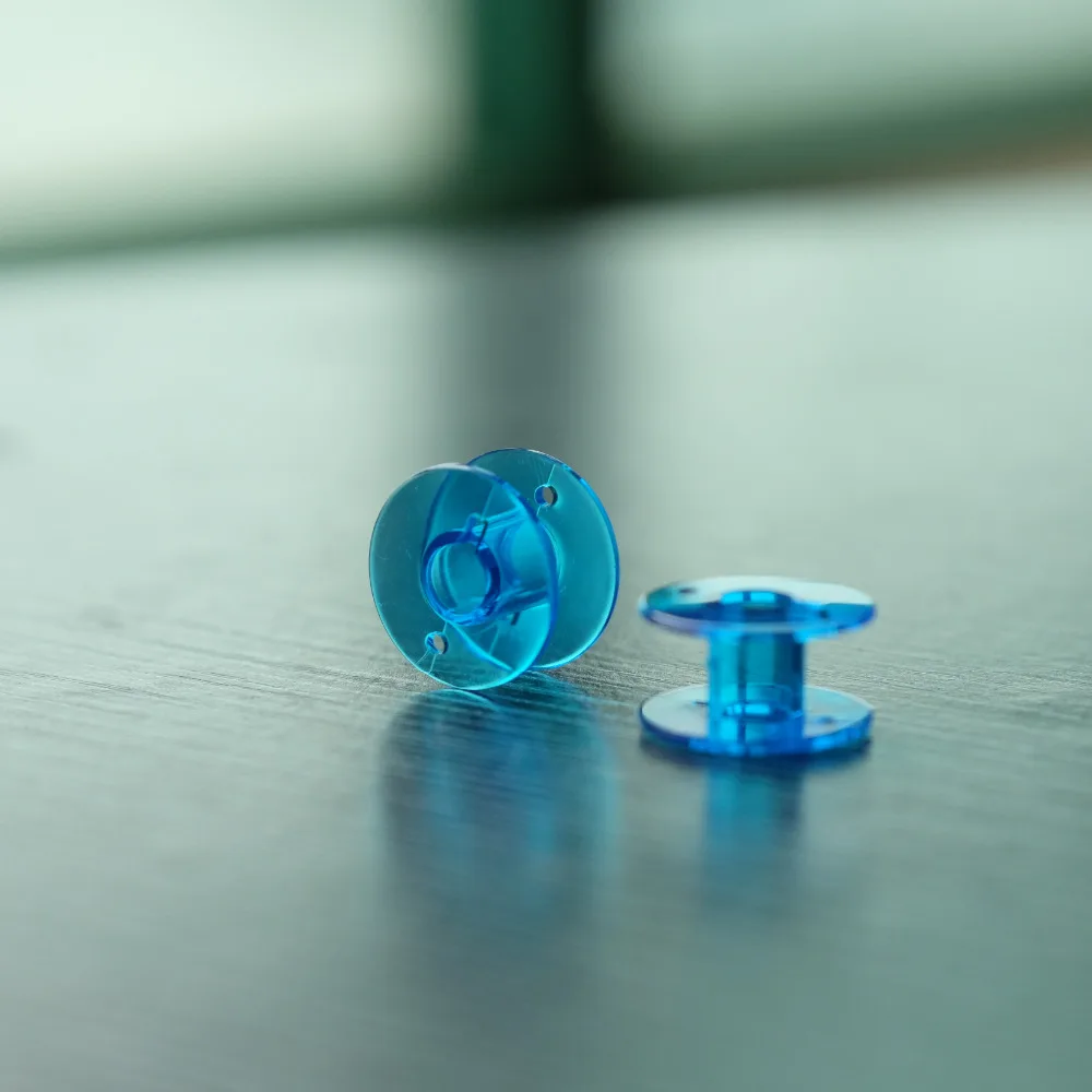 Пустые пластиковые катушки для швейных машин беспокойства красочные 10 шт|bobbin