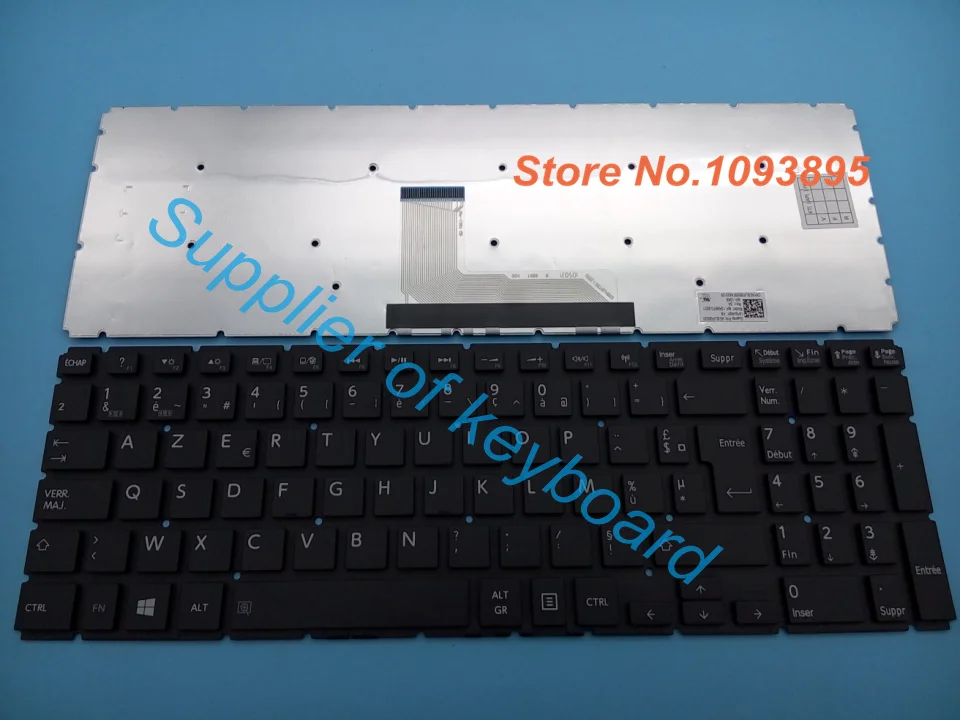 Новая французская (AZERTY) клавиатура для Toshiba Satellite Radius P55W-B5220 P55W-B5225 раскладка