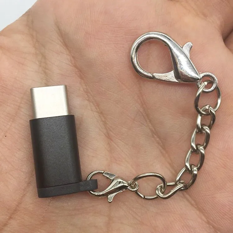Черный Usb type-C для микро зарядки синхронизации адаптер type C микро зарядное устройство адаптер конвертер для huawei P20 30 samsung S8 S9 S10 Plus Pro - Цвет: Черный