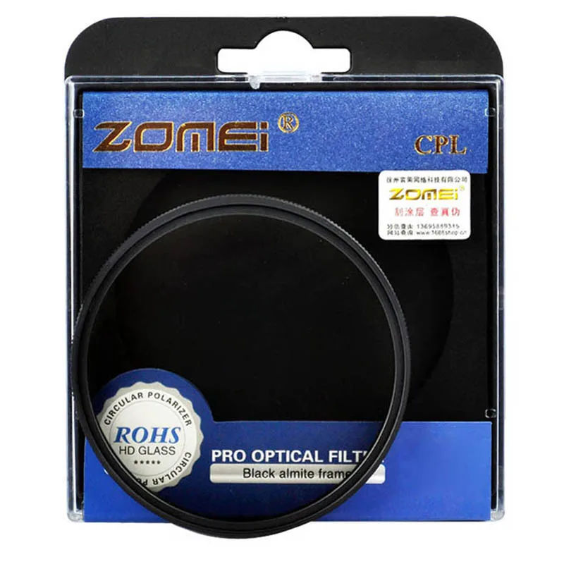 

Zomei 58mm CPL Filter CIR-PL Circular Polarizing Filter for Canon Nikon Sony Olympus Pentax Camera Lens 58 mm