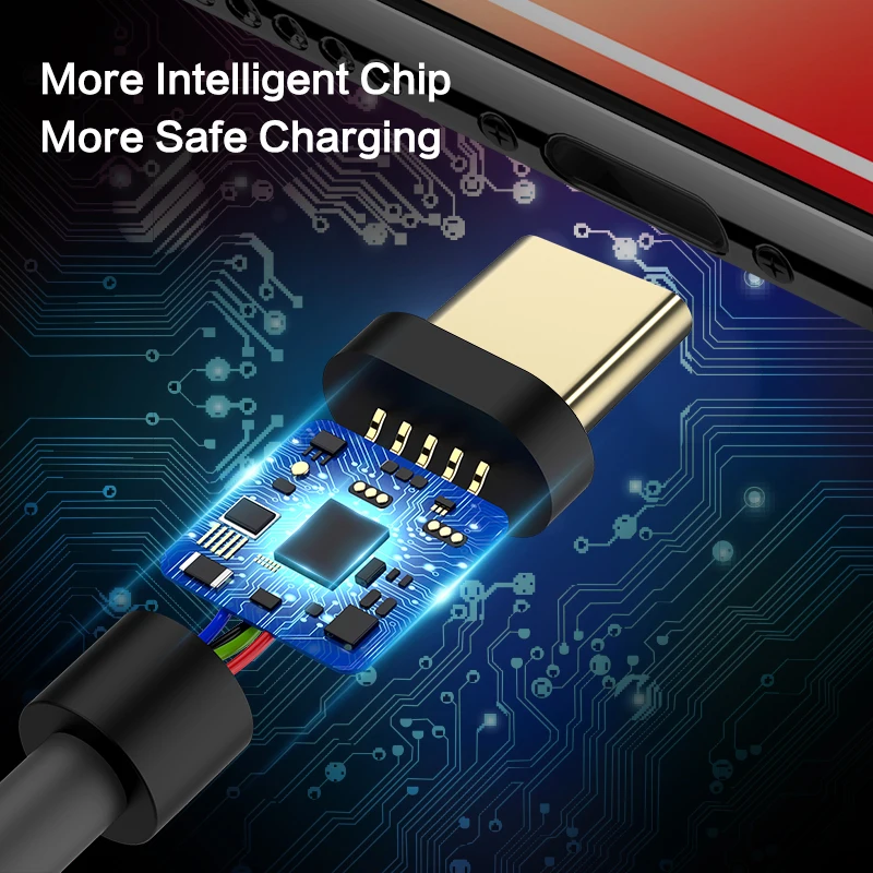 FLOVEME 3.1A Кабель с разъемом Usb типа C 3 м кабель Быстрый зарядный для передачи данных