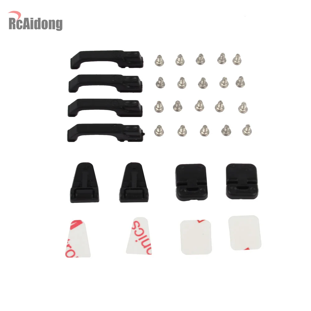 Пластиковые дверные шарниры RC 1/10 ручки и крышка двигателя шарнир для 1:10 Crawler Traxxas