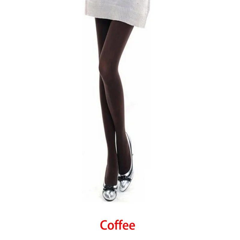 Coffee Черные(бежевые) сексуальные леггинсы женские нейлон+ спандекс новые осенние и зимние колготки 10 цветов Мода Лучшие продажи - Цвет: Coffee