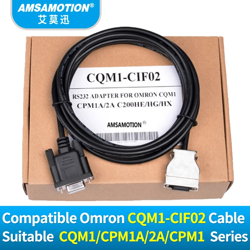 Кабель серии CQM1-CIF02 RS232 адаптер для Omron CPM1/CPM1A/2A/CPM1AH/CQM1/C200HS/C200HX/HG/HE PLC Кабель для программирования