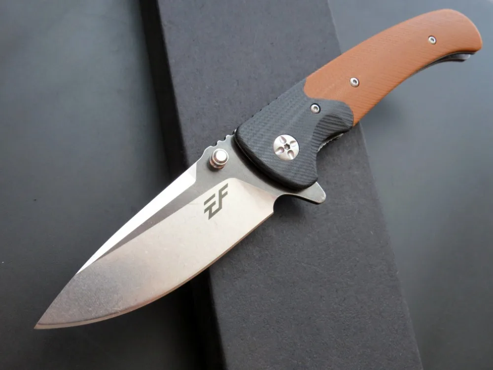 Новый складной Ножи D2 лезвие G10 Ручка шарового подшипника Охота Отдых на природе