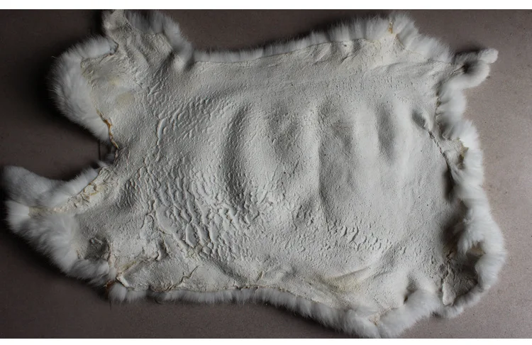 Натуральная белая кроличья кожа хорошего качества | Дом и сад