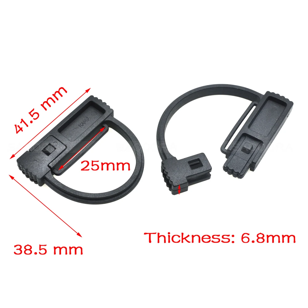 

D-образное кольцо 1-1/4 дюйма, черные пластиковые пряжки для крючков, ремней, лямок, лямок, тканевое кольцо для обуви, сумок, этикеток для одежды