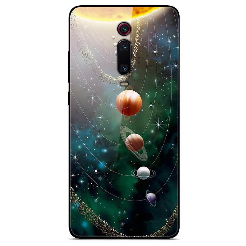 11 Для Xiaomi mi 9T Red mi K20 Pro Чехол закаленное Стекло Чехол Жесткий для задней панели чехол для телефона для Xiao mi Red mi K20 Pro mi 9T Pro ТПУ бампер чехол s - Цвет: 11