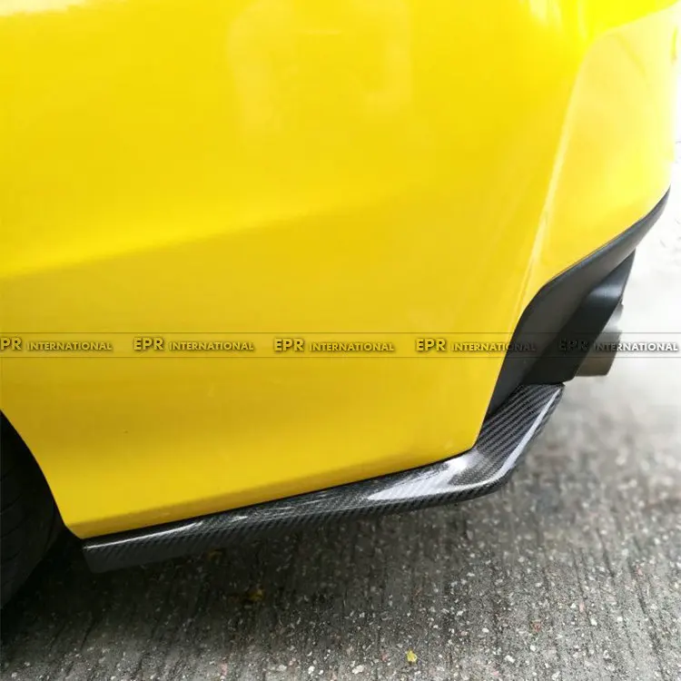 Для 14 18 Impreza WRX VAB VAF STI углеродное волокно Нижняя линия задний Spat глянцевая отделка