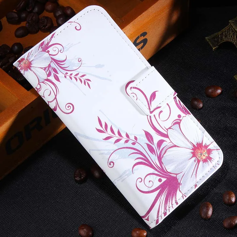 Fashion Cartoon Pictures Leather Case for Alcatel One Touch POP C9 Dual 7047 7047D Flip Wallet Cover With Card Holder Phone |