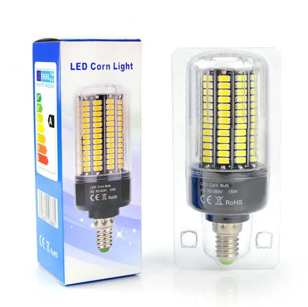 Светодиодная лампа E27 светодиодная E14 кукурузный светильник 220 В 110 SMD 5736 лампочка e