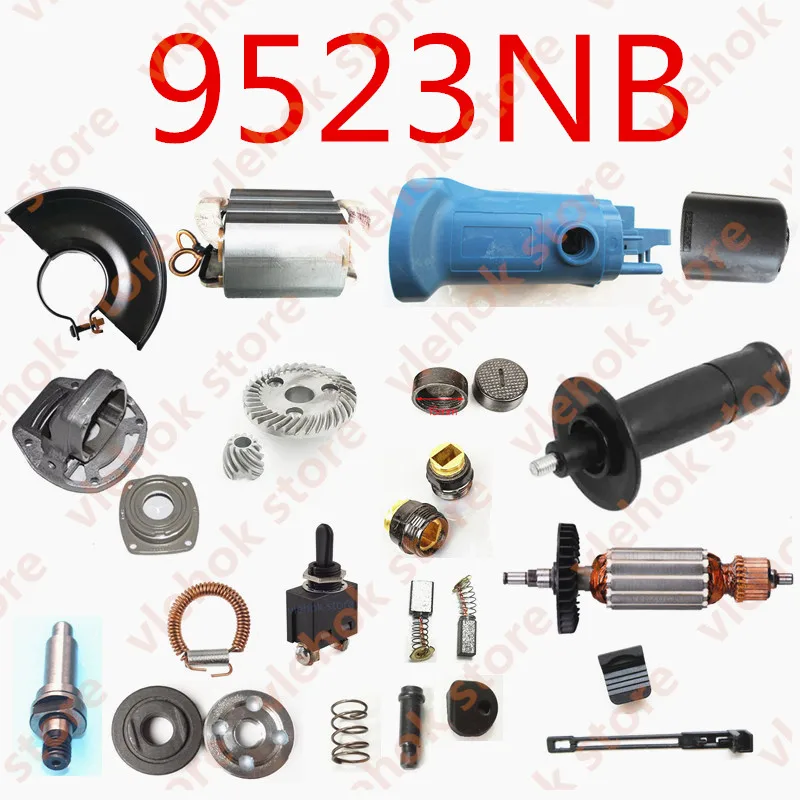 Сменные детали для угловой шлифовальной машины Makita 9523NB | Инструменты