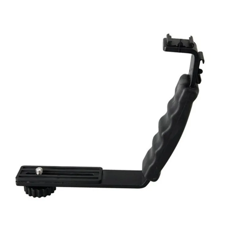 Мини штатив L кронштейн Стенд с 2 Горячий башмак для Zhiyun Smooth Q стабилизатор Feiyu Gimbal BY-MM1 микрофон видео светильник держатель