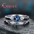 1 пара роскошных обручальных колец из фианита класса ААА, обручальные кольца для влюбленных, обручальные кольца серебряного цвета для влюбленных, свадебное украшение бижутерия