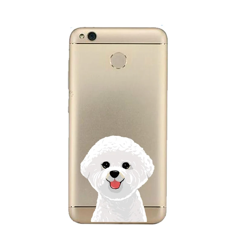 Мягкий прозрачный чехол для телефона из ТПУ с изображением лисы xiaomi redmi 4x 4a note5a