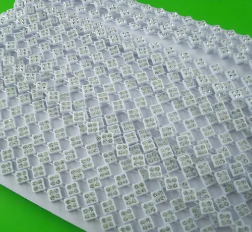 Сделай Сам класс А прозрачное Хрустальное стекло стразы квадратная пластиковая