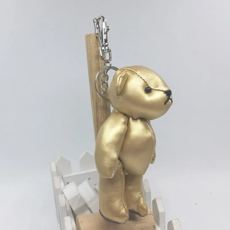 Розничная 1 шт. 11 см кожа мишка урсо де pelucia oso Куклы мешок мобильного телефона цепочка для ключей многоцветный