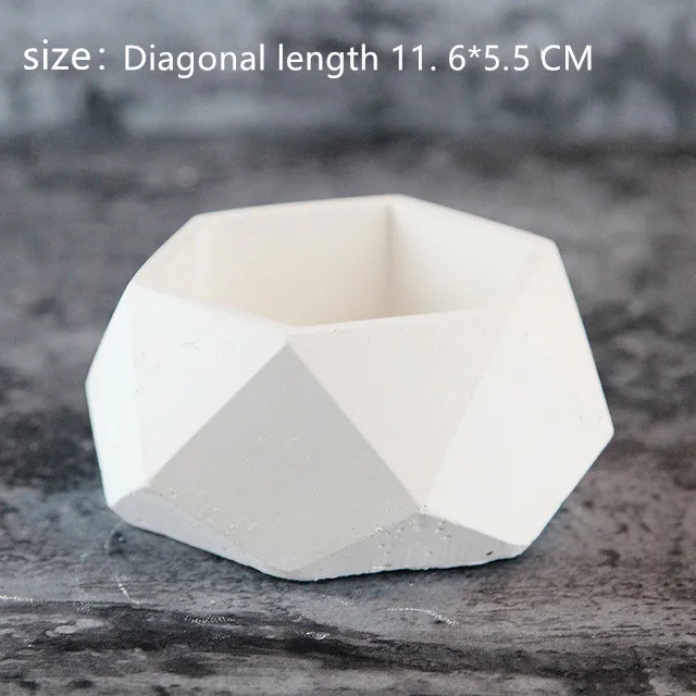 style B Силиконовый бетон Schimmel geomel Bloempotten цемент Vaas Schimmel Handgemaakte плантатор multi-bloem Plaat Tuin Decora - Цвет: style B