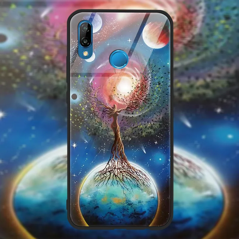 Закаленное стекло для huawei P9 P10 P20 P30 Plus Lite Pro P Smart mate 9 10 20 для Honor 8X9 10 Lite Y6 Y9 TPU мягкий чехол - Цвет: xqshuren