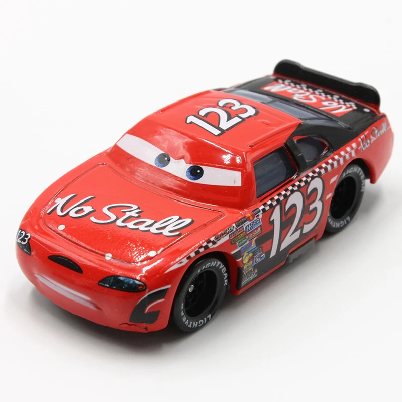 100% оригинальные модели автомобилей Disney Pixar No.123 No Staee Racer масштаб 1:55 литой