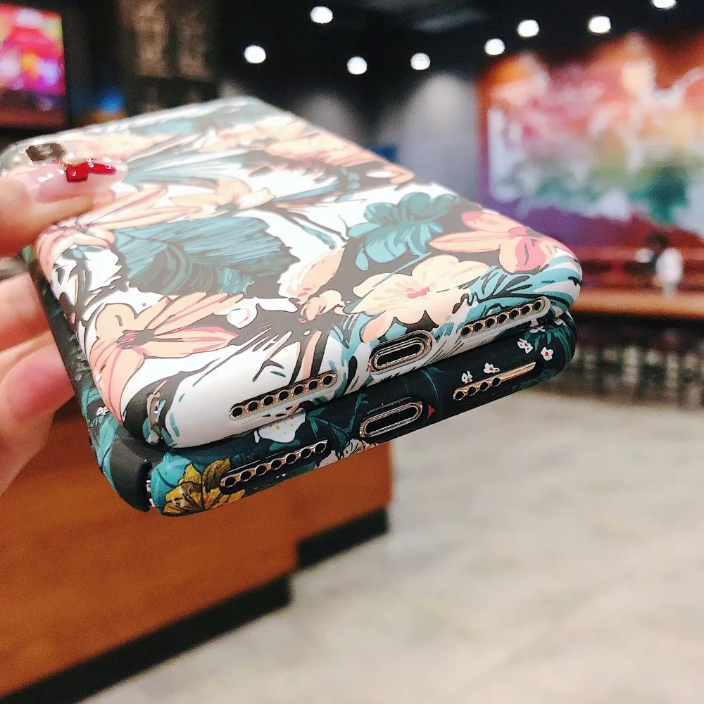 3D рельефный чехол для телефона iphone X Xs XR 7 8 Plus 6 6S Жесткий Чехол из поликарбоната с