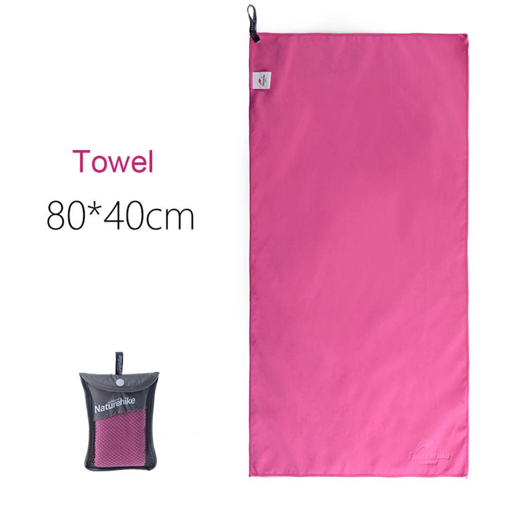 pink towel Супер легкое впитывающее полотенце, быстрое высыхание, банное полотенце для пляжа, кемпинга, бега, пешего туризма, путешествий, серфинга, спорта - Цвет: pink towel