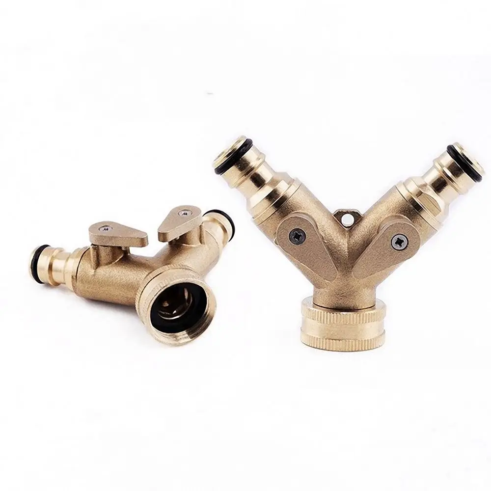 1 шт. садовый водопроводный соединитель сплиттер твердый двойной шланг Труба