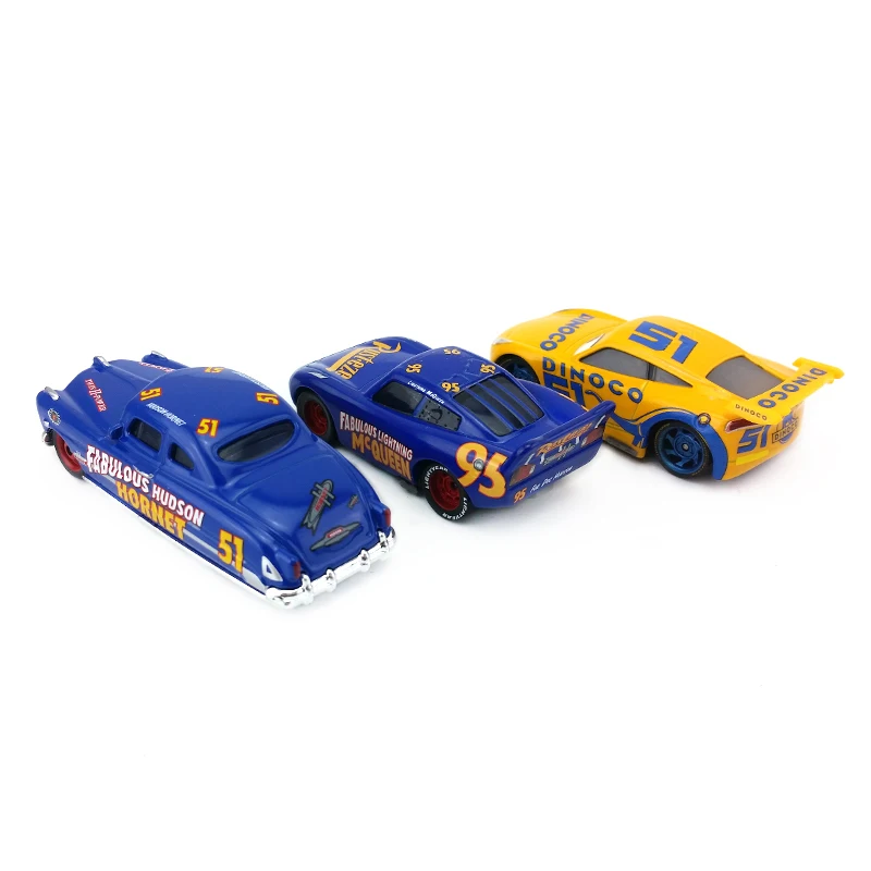 Дисней Pixar тачки Сказочный Маккуин Хадсон Хорнет &amp Dinoco Круз Рамирез Diecast