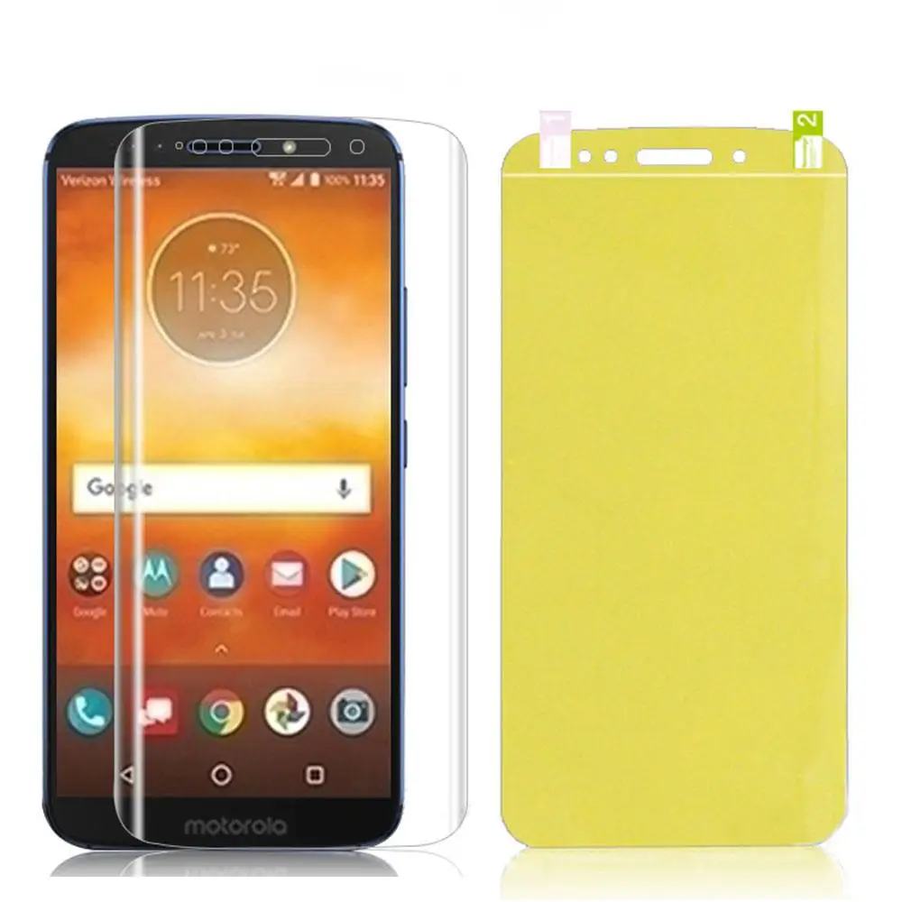 Гидрогелевая Защитная пленка с полным покрытием 7D для Motorola Moto Z Play защита экрана