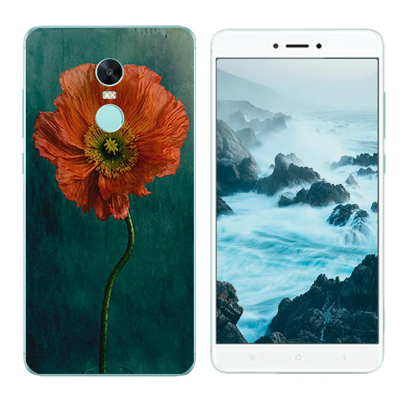 Чехол для Xiaomi Redmi Note 4x Мягкий силиконовый прозрачный ТПУ чехол принт пианино