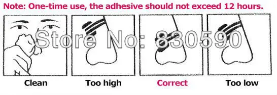 

Free shipping 2000 PCS/LOT 100% Drug Free Anti snoring Nasal Strips help Relief nasal congestion & Stop snoring 55*16mm