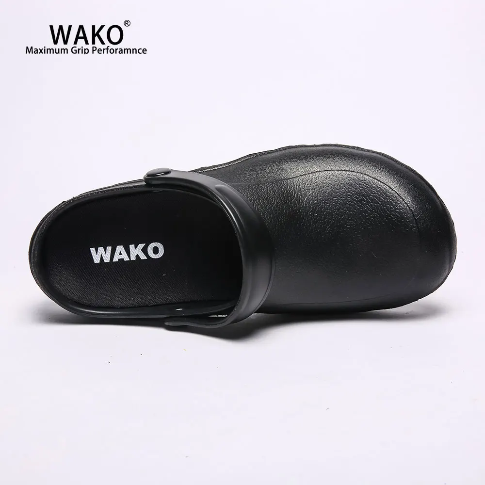 WAKO/Рабочая обувь повара слипоны для мужчин и женщин Нескользящие кухонные