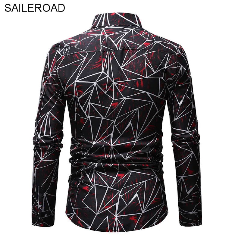 SAILEROAD/брендовая мужская одежда клетчатая рубашка модная Повседневная с длинными