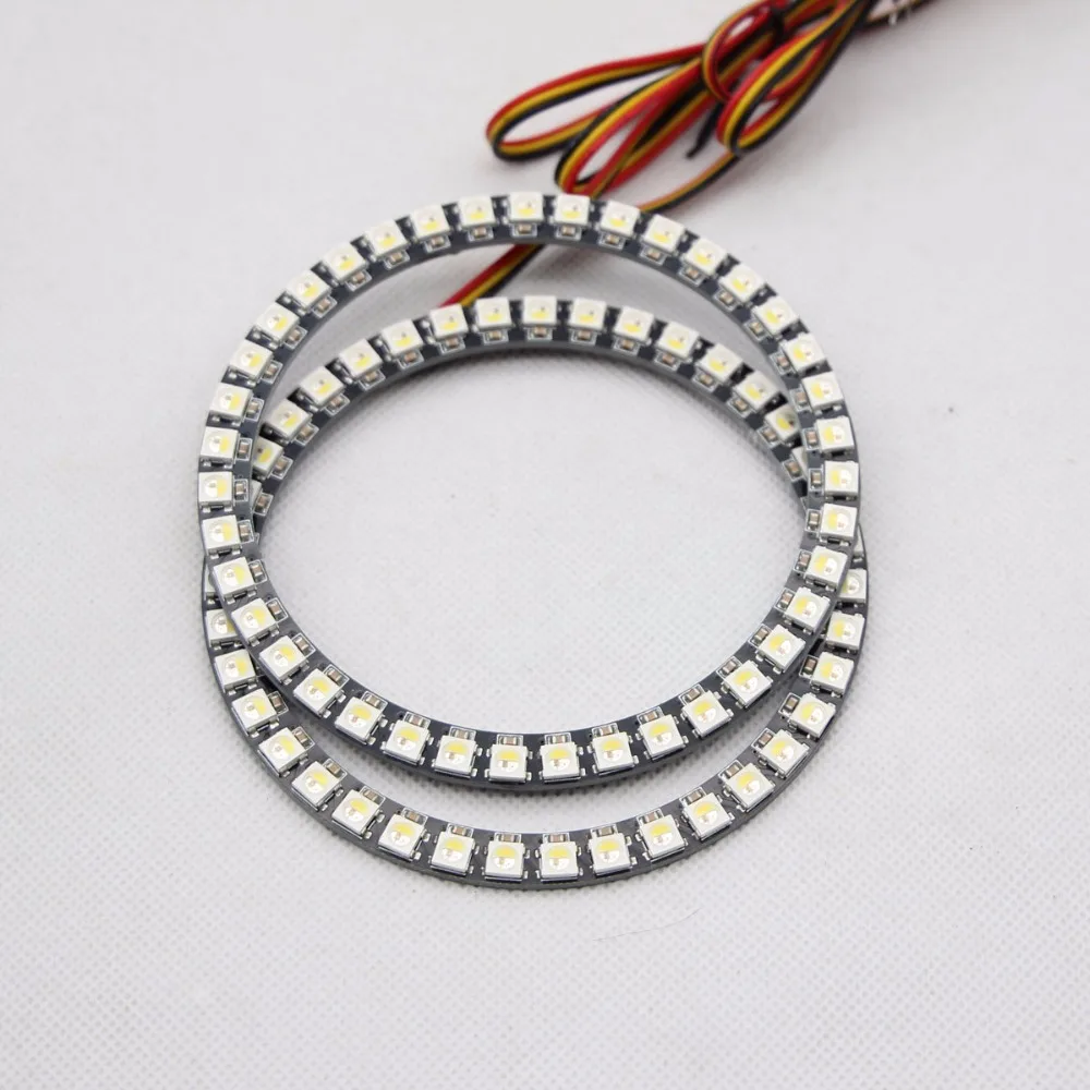 Вращающийся светильник RGBW Angel Eyes s DRL светодиодный многоцветный беспроводной