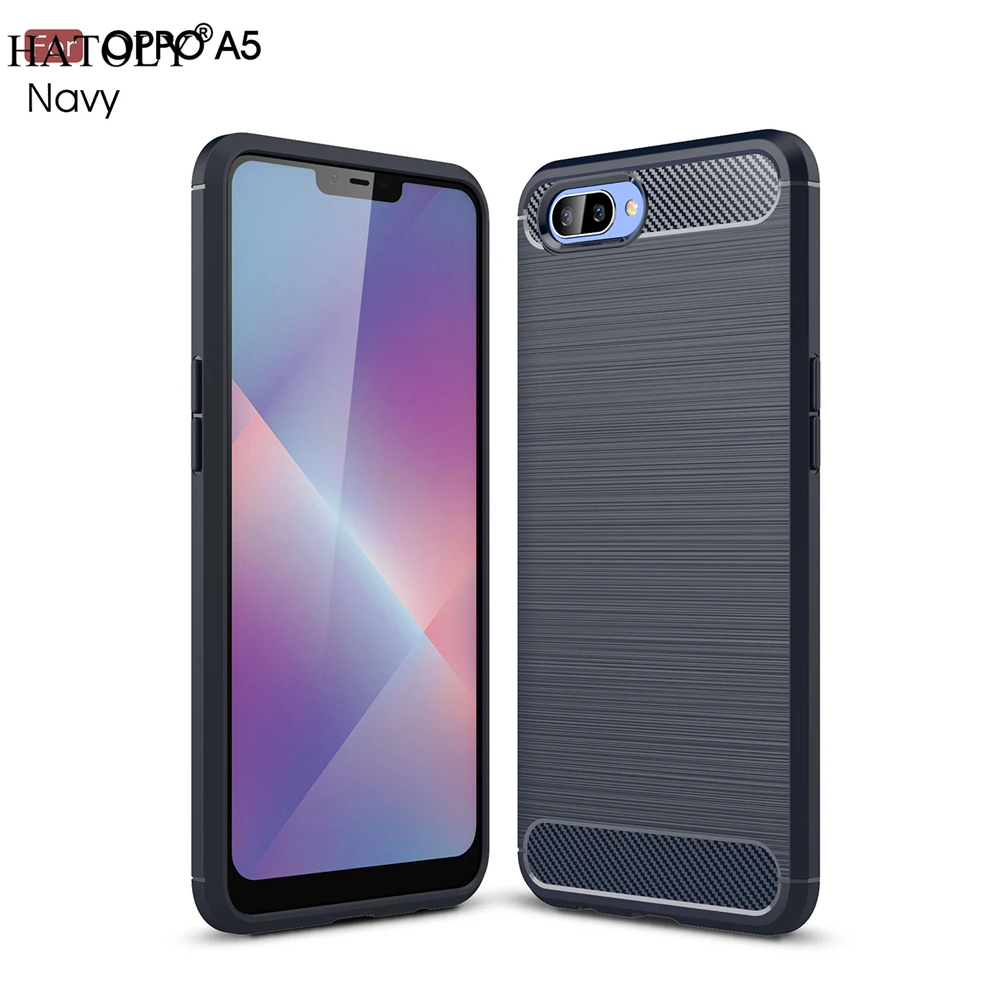 Чехол для OPPO A5 деловой стиль мягкий силиконовый резиновый чехол телефона бампер |