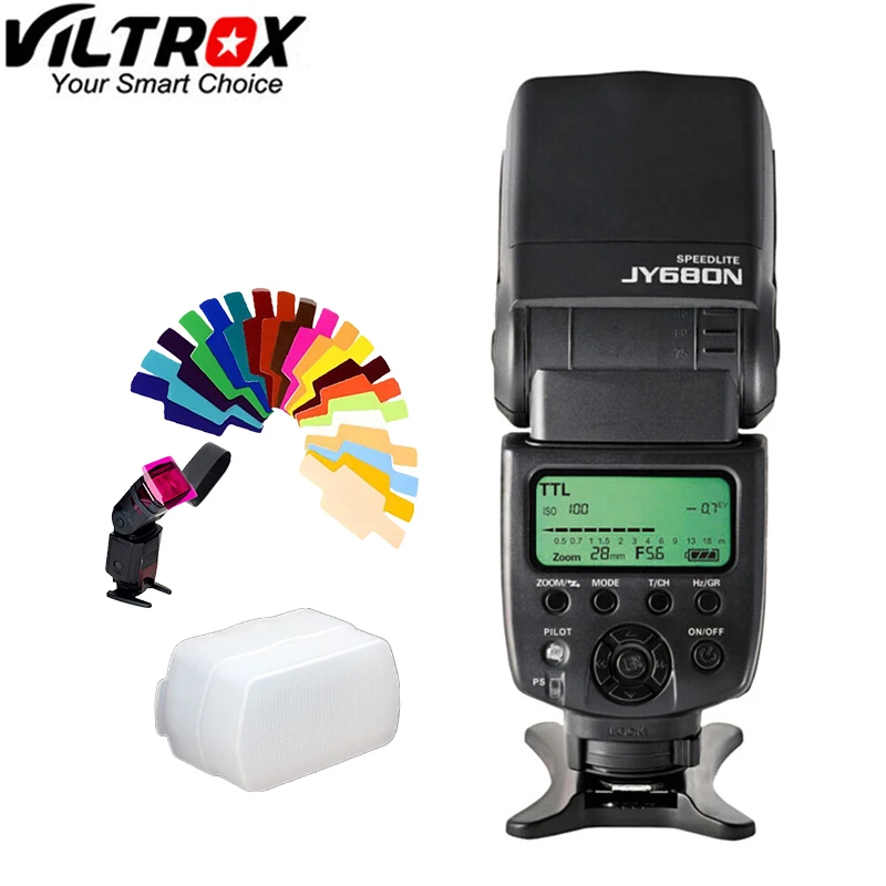 Вспышка VILTROX для Nikon D5100 D5200 D3100 D7100 D3200 D800 D700 D90 ЖК дисплей i TTL вспышка камеры|speedlite for