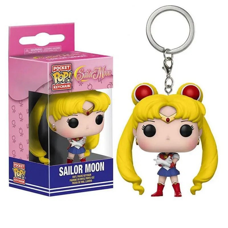 Funko POP Карманный Сейлор брелок луна Сейлор Чиби Мун фигурка игрушки - Цвет: Sailor Moon