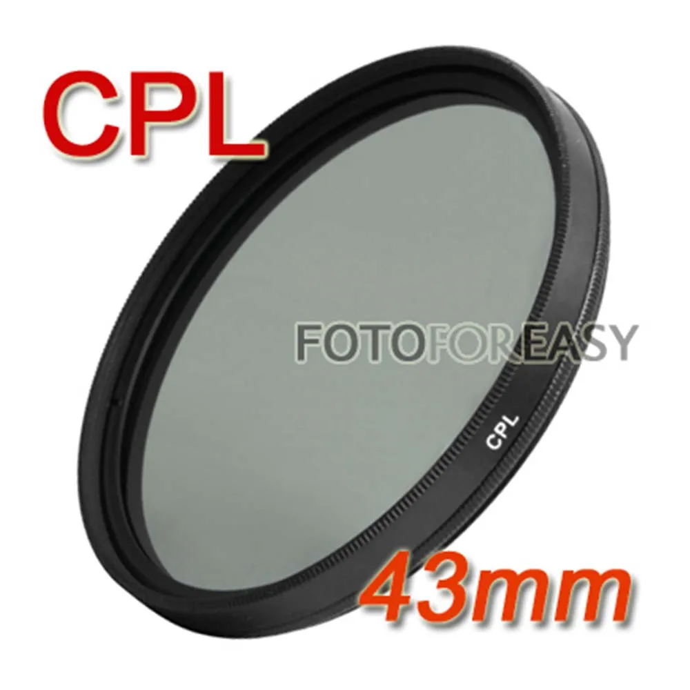 Fotga 43 мм круговой поляризационный C PL CIR CPL фильтр для объектива CANON NIKON SONY FUJI DSLR