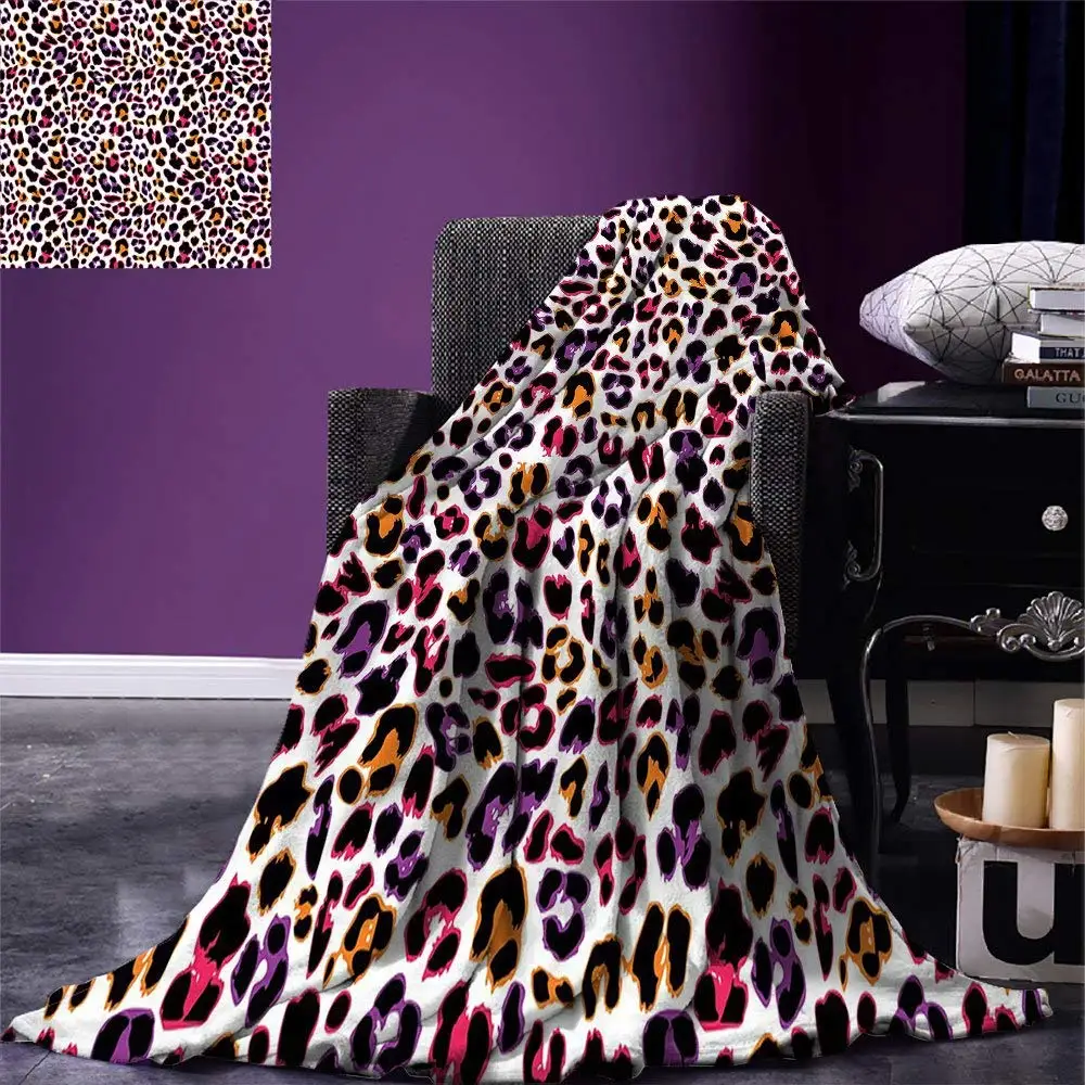 Африканское одеяло леопардовая кожа с абстрактным сафари животным камуфляжным