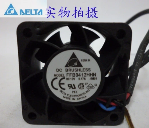 Вентилятор охлаждения для сервера delta FFB0412HHN 4 см 40 мм 40*40*28 12 В 0.17A с двойным шаром 3