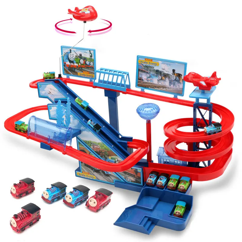 Литой автомобиль Thomas and Friends маленький поезд Трековый звуковая электрическая