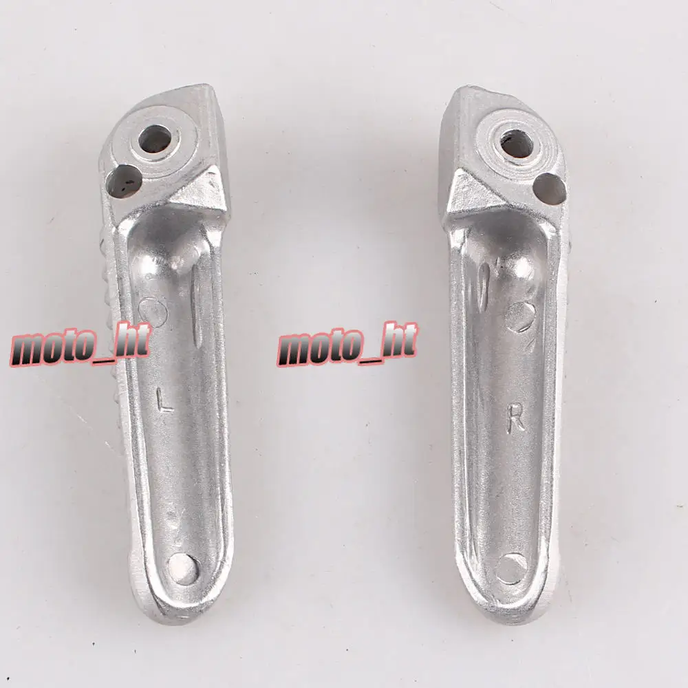 Задняя Подножка для мотоцикла GZYF Yamaha YZF R1 2002 2012 & R6 2003 2011 серебристый|rear footpegs|rear
