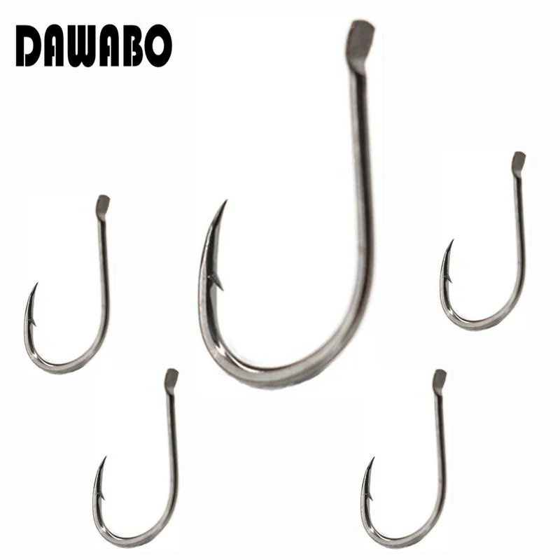 Крючки для рыбалки DAWOBO 50 штук в штучной упаковке рыболовные крючки #3 #13 из