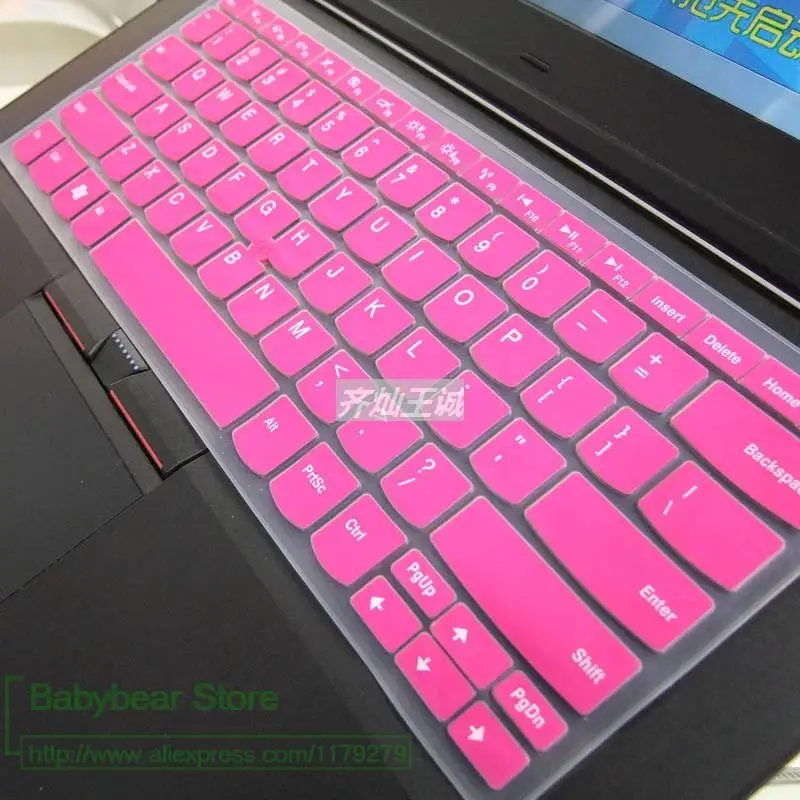 rose Силиконовая клавиатура защитный чехол для Lenovo IBM ThinkPad Edge E30 E40 E50 E13 E420 E31 E420S E425 E320 E325 край 13 S420 - Цвет: rose