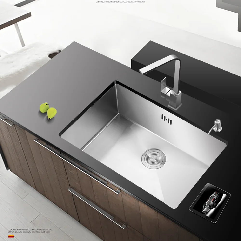 ORENBO SUS304 кухонная раковина 50*40*22 см смеситель для кухни из нержавеющей стали с