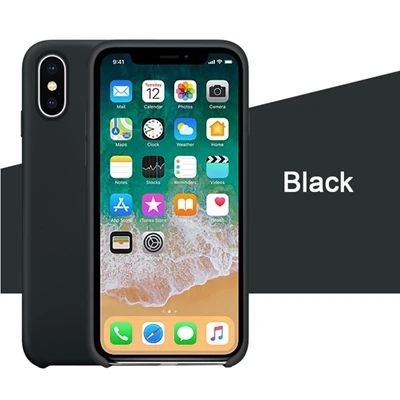 Черный Arvin силиконовый чехол для iphone 6/6 S/5/SE7/8 Plus X/Xs/XR/Xs/Max iphone 7 plus чехол для телефона popsocket для мобильных телефонов - Цвет: Черный